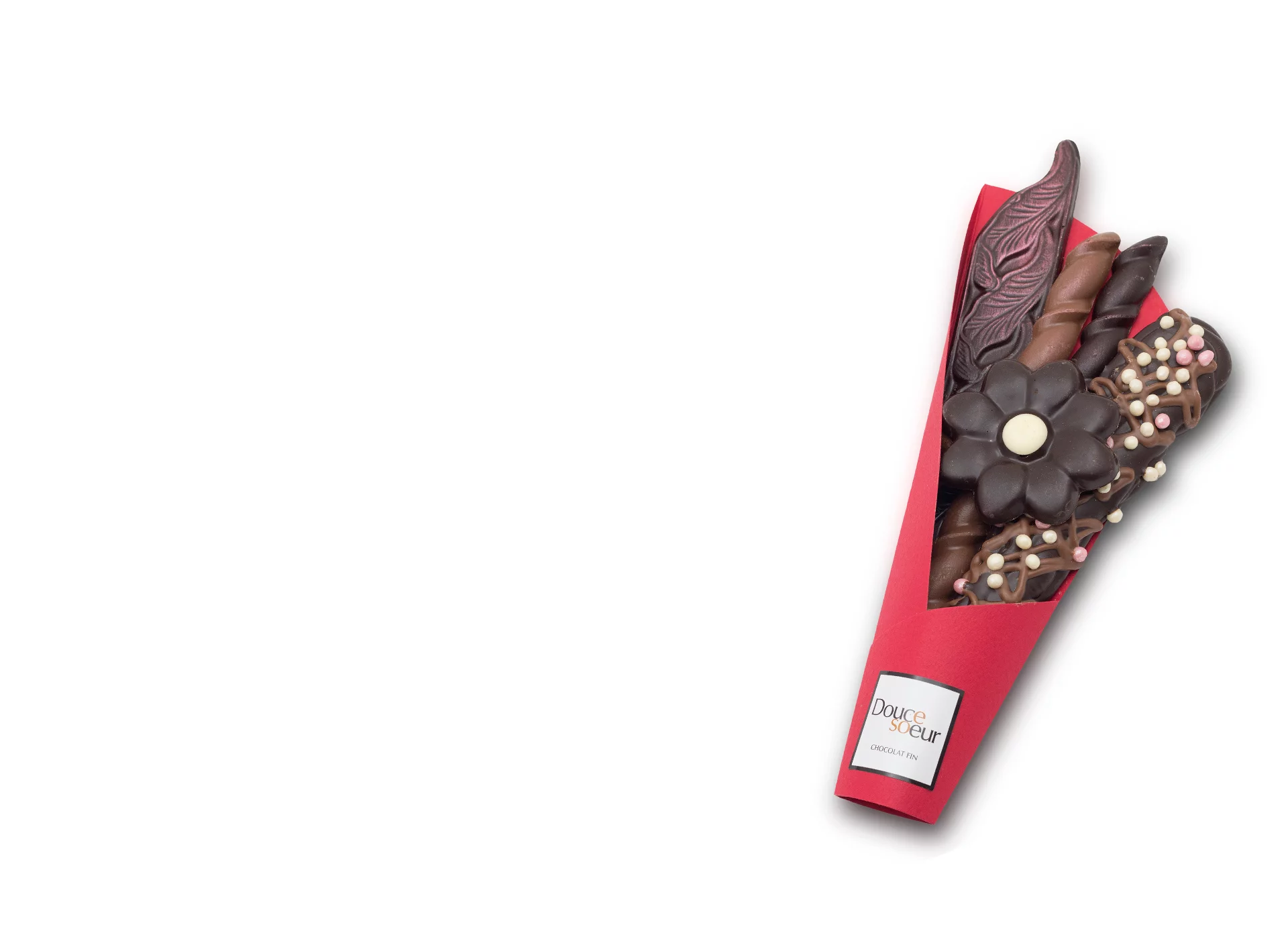Bouquet chocolaté pour bouquet cadeau
