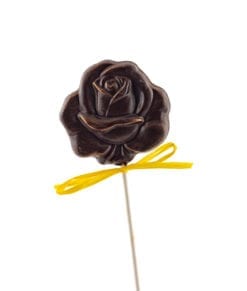 Fleur en chocolat noir pour la Fête des Mères