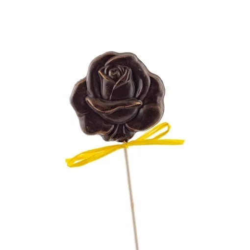 Fleur en chocolat noir pour la Fête des Mères