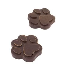 Pattes d'animaux (chien) en chocolat de qualité
