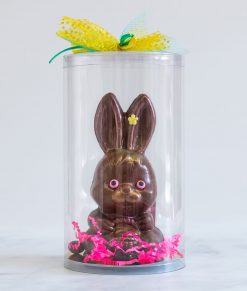 Chocolat pour Pâques en forme de lapin fait dans l'est de Montréal dans Tétreaultville (Mercier-Est).