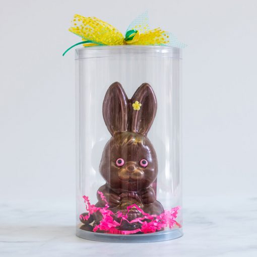 Chocolat pour Pâques en forme de lapin fait dans l'est de Montréal dans Tétreaultville (Mercier-Est).