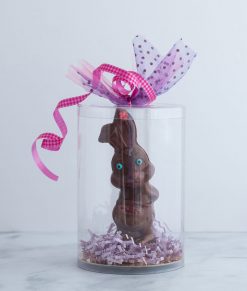 Chocolat pour Pâques en forme de lapin fait dans l'est de Montréal dans Tétreaultville (Mercier-Est).