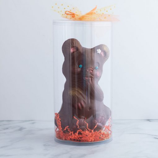 Chocolat pour Pâques en forme d'ours fait dans l'est de Montréal dans Tétreaultville (Mercier-Est).