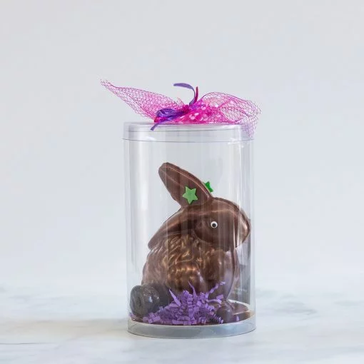 Chocolat pour Pâques en forme de lapin fait dans l'est de Montréal dans Tétreaultville (Mercier-Est).