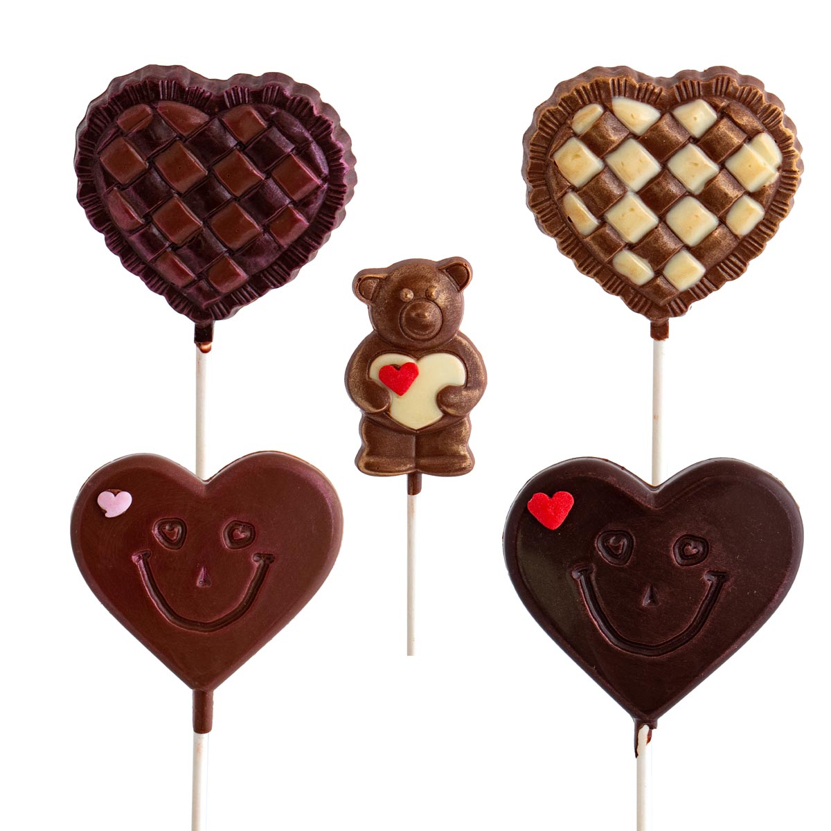 Suçons de chocolat (Saint-Valentin)