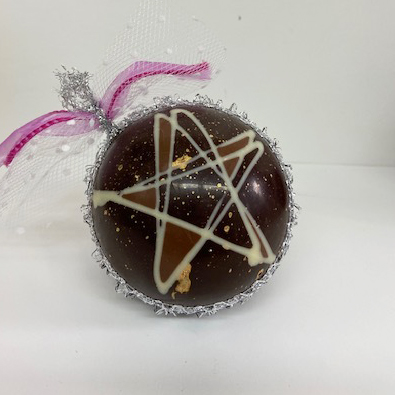 Boule Noël Chocolat Noir - Maison Laval